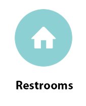 restrooms